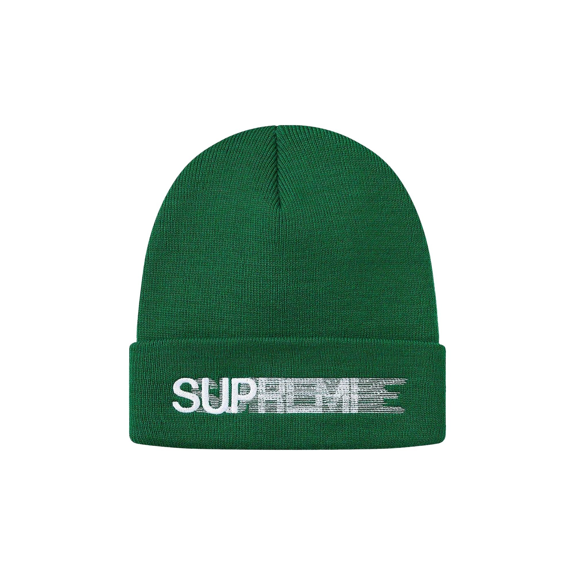 Supreme Motion Logo Beanie 'Green' | Men's Size Onesize