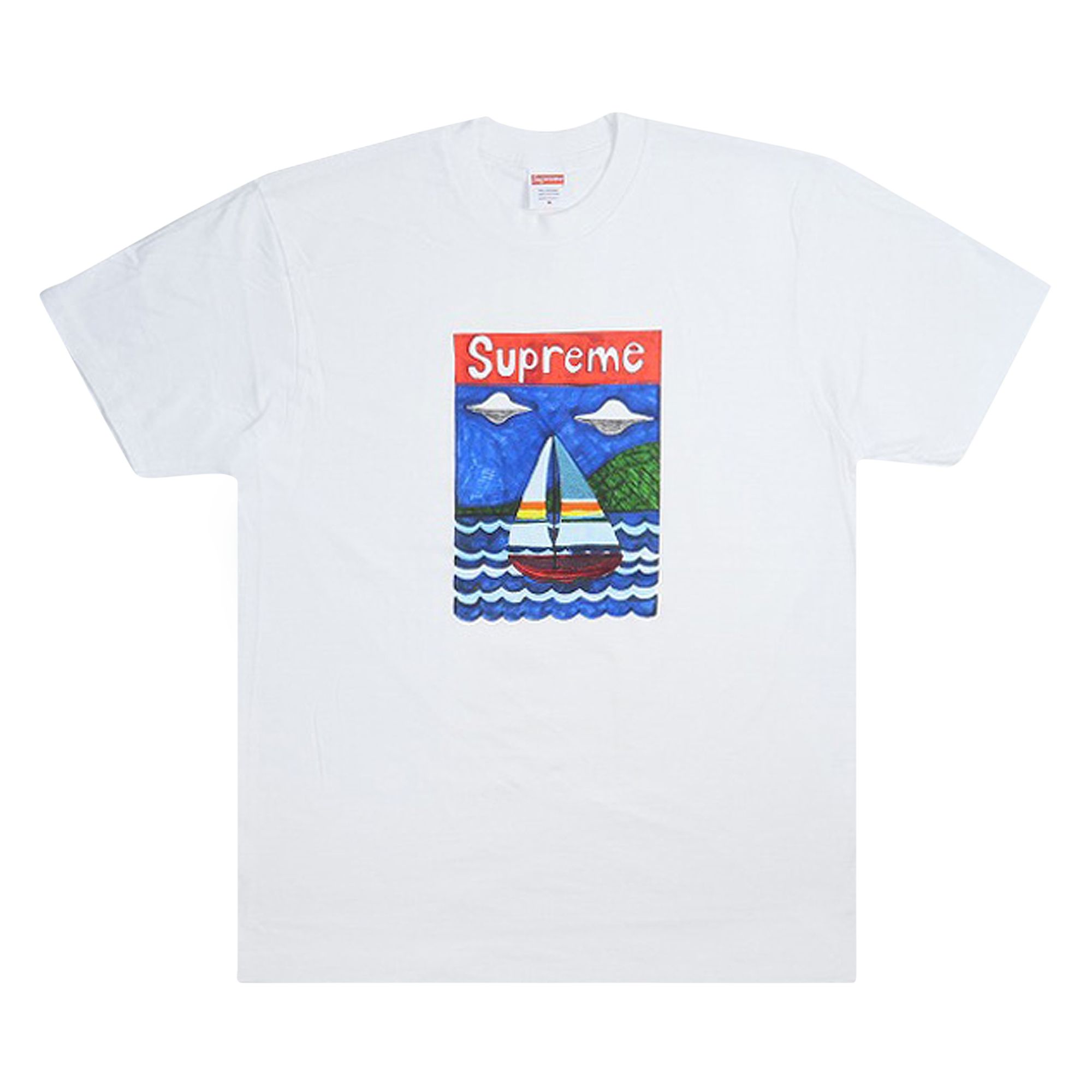 Supreme Sailboat Tee 'White' | Men's Size M