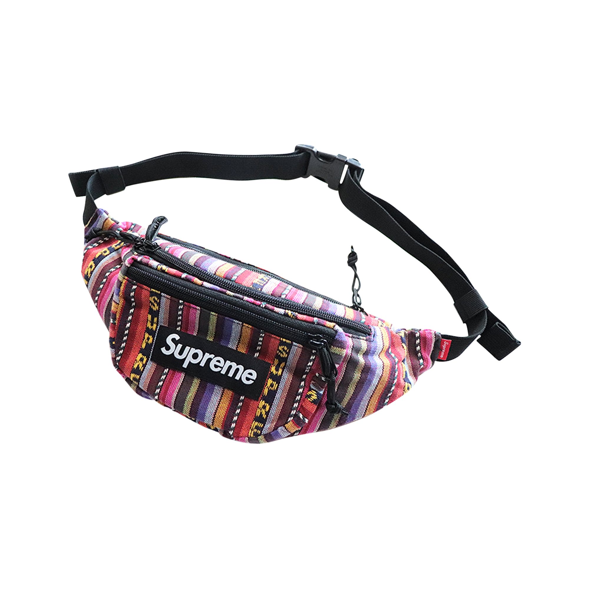 Supreme Woven Stripe Waist Bag 'Multicolor' | Multi-Color | Men's Size Onesize
