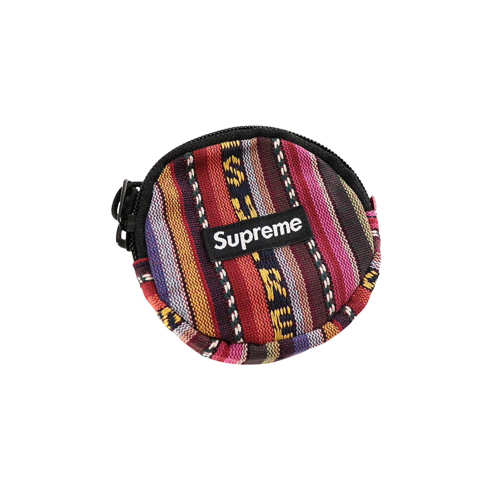 Supreme Woven Stripe Coin Pouch 'Multicolor' | Multi-Color | Men's Size Onesize