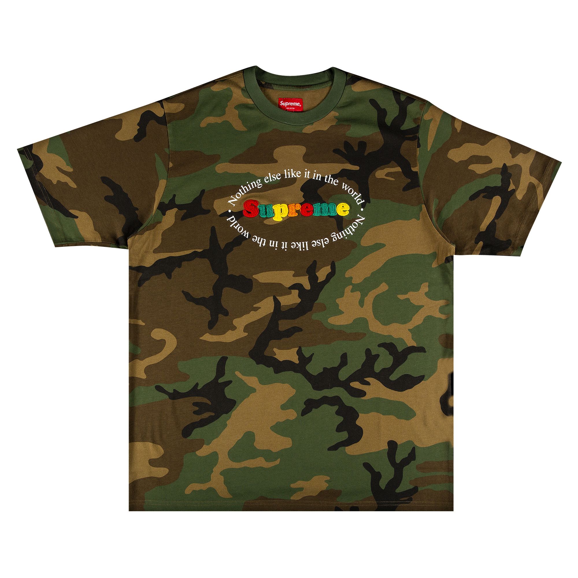 Supreme Nothing Else Short-Sleeve Top 'Woodland Camo' | Multi-Color | Men's Size M