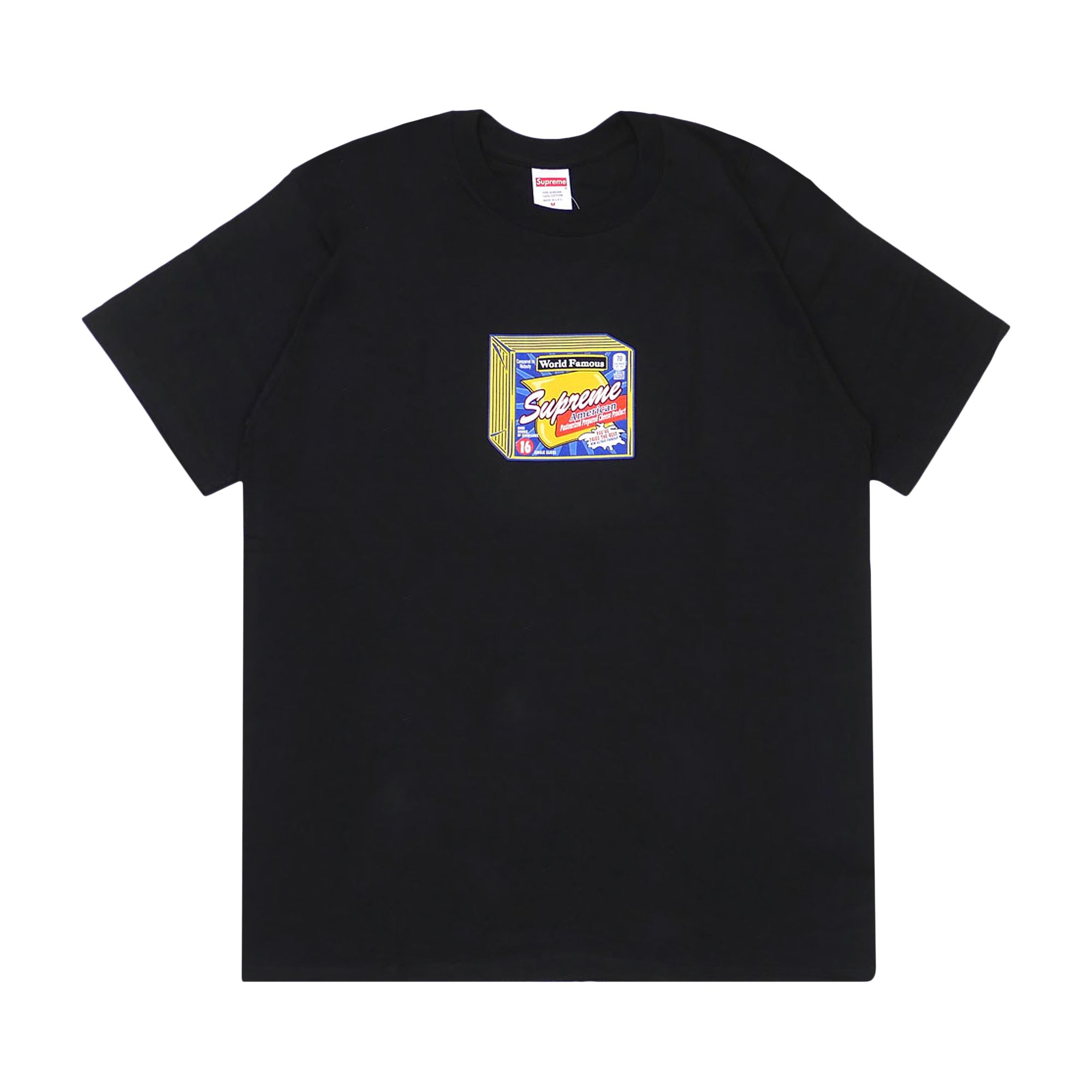 Supreme Cheese Tee 'Black' | Men's Size L