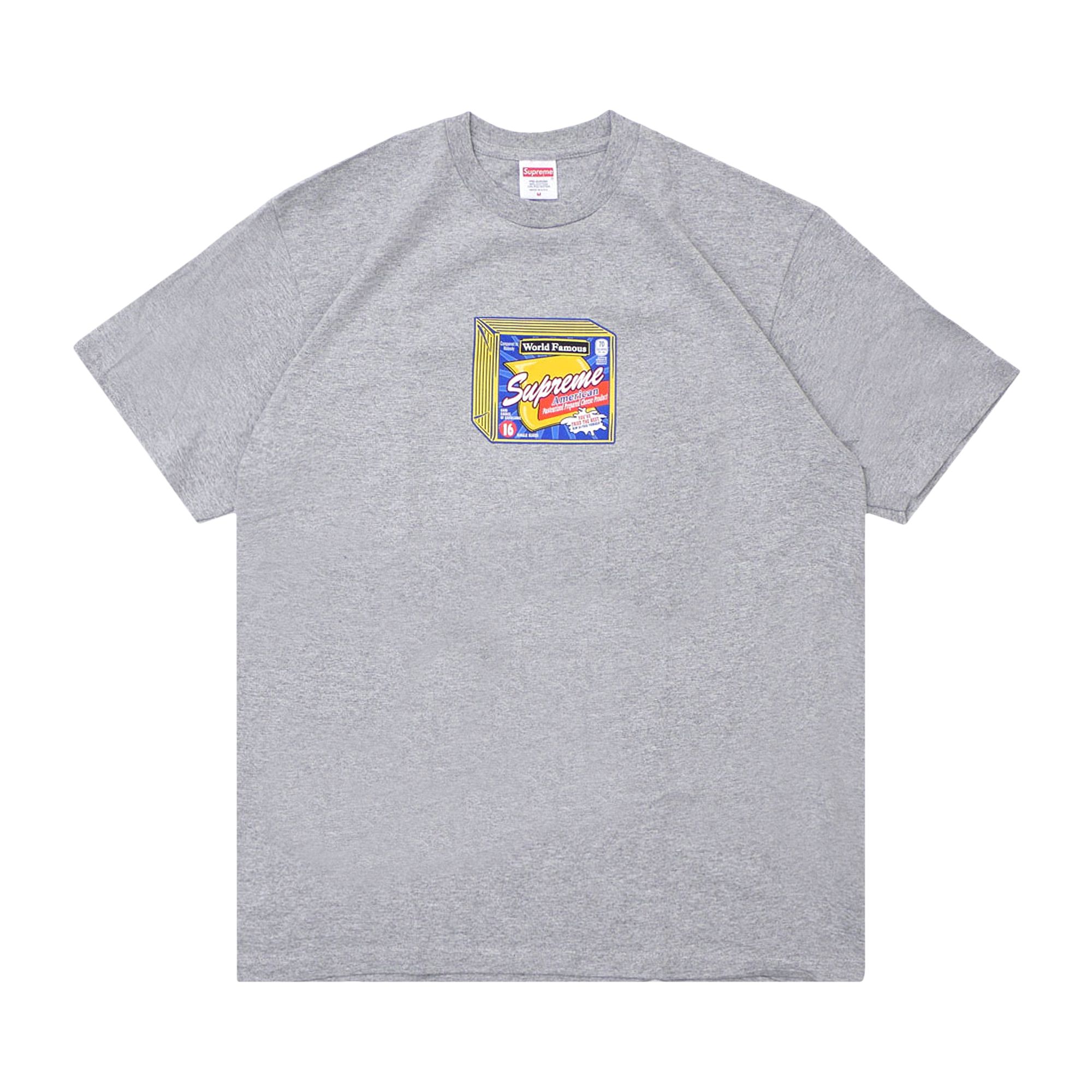 Supreme Cheese Tee 'Heather Grey' | Men's Size M
