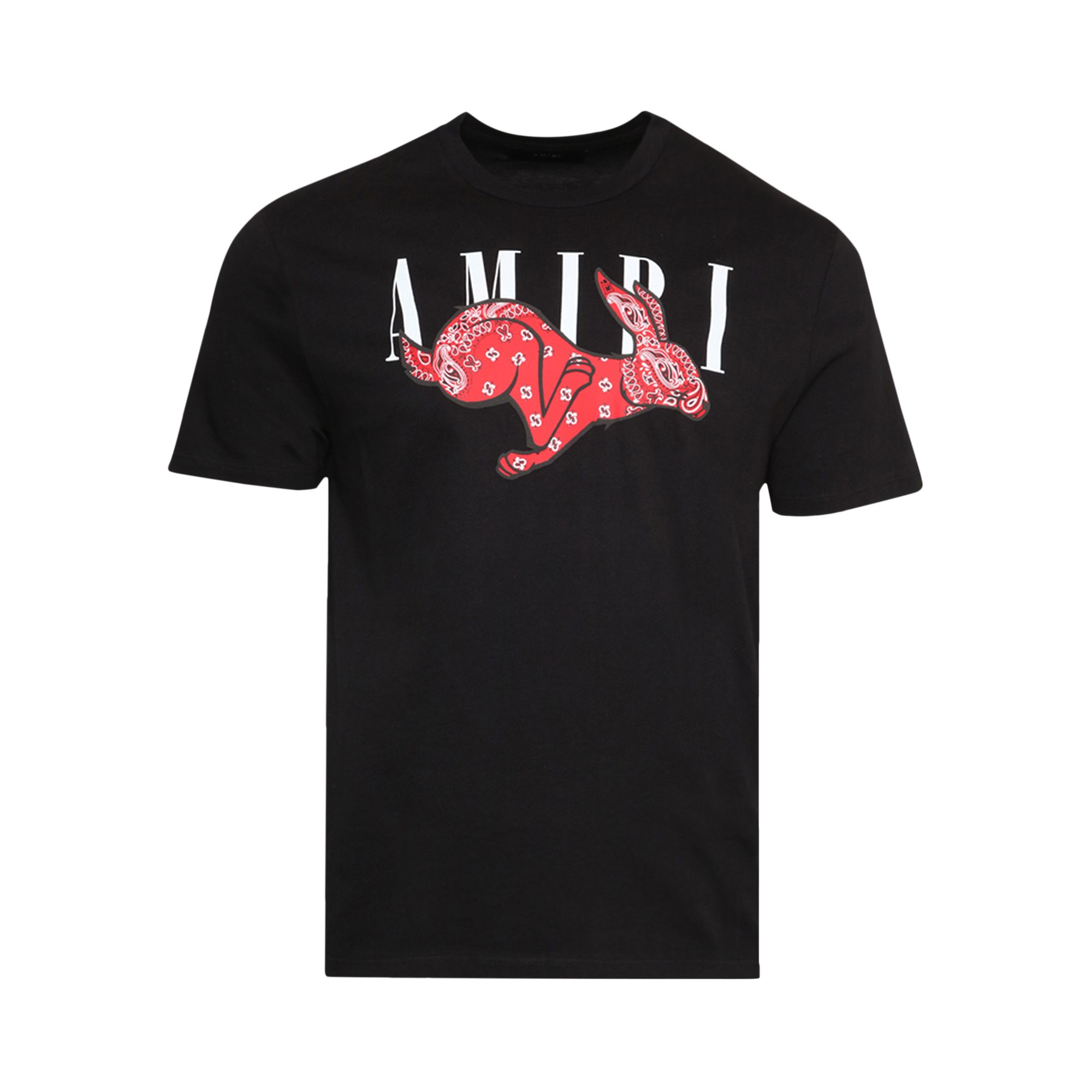 Pre-owned Amiri Cny Rabbit Logo Tee 'black' | Men's Size Xl