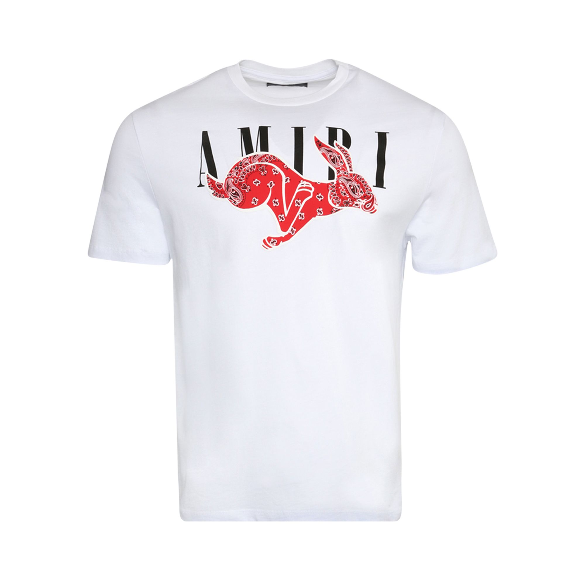 Pre-owned Amiri Cny Rabbit Logo Tee 'white' | Men's Size M