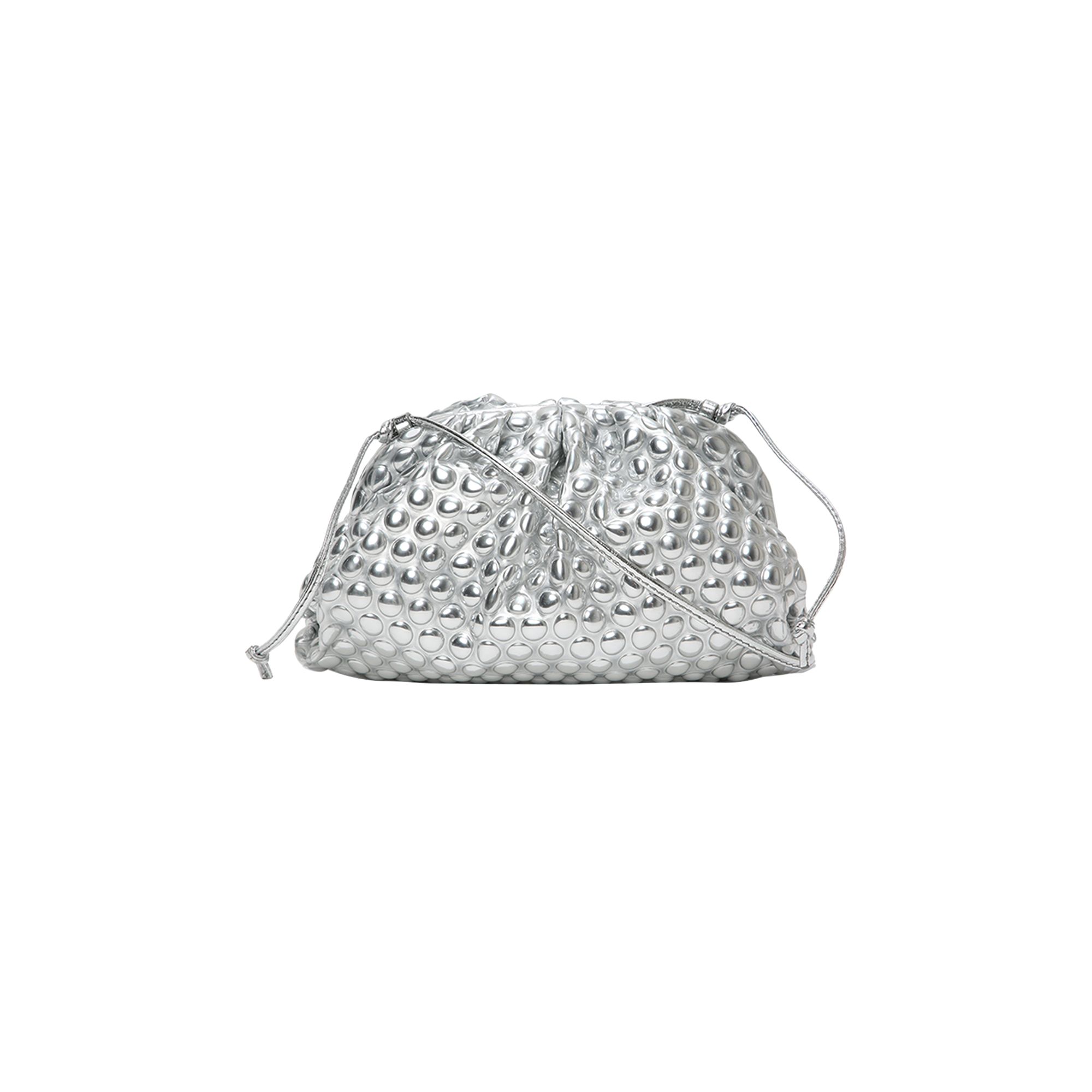Pre-owned Bottega Veneta Mini Pouch 'silver' | Women's Size Onesize