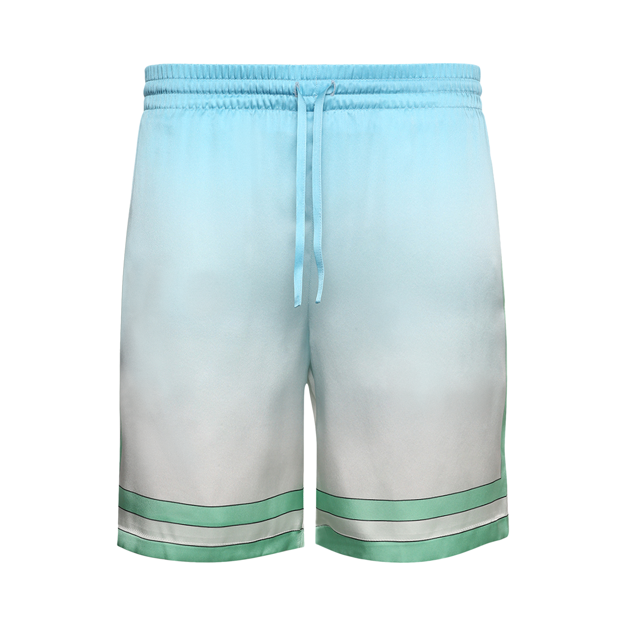 Pre-owned Casablanca Silk Shorts With Drawstrings 'casa Sport' In White