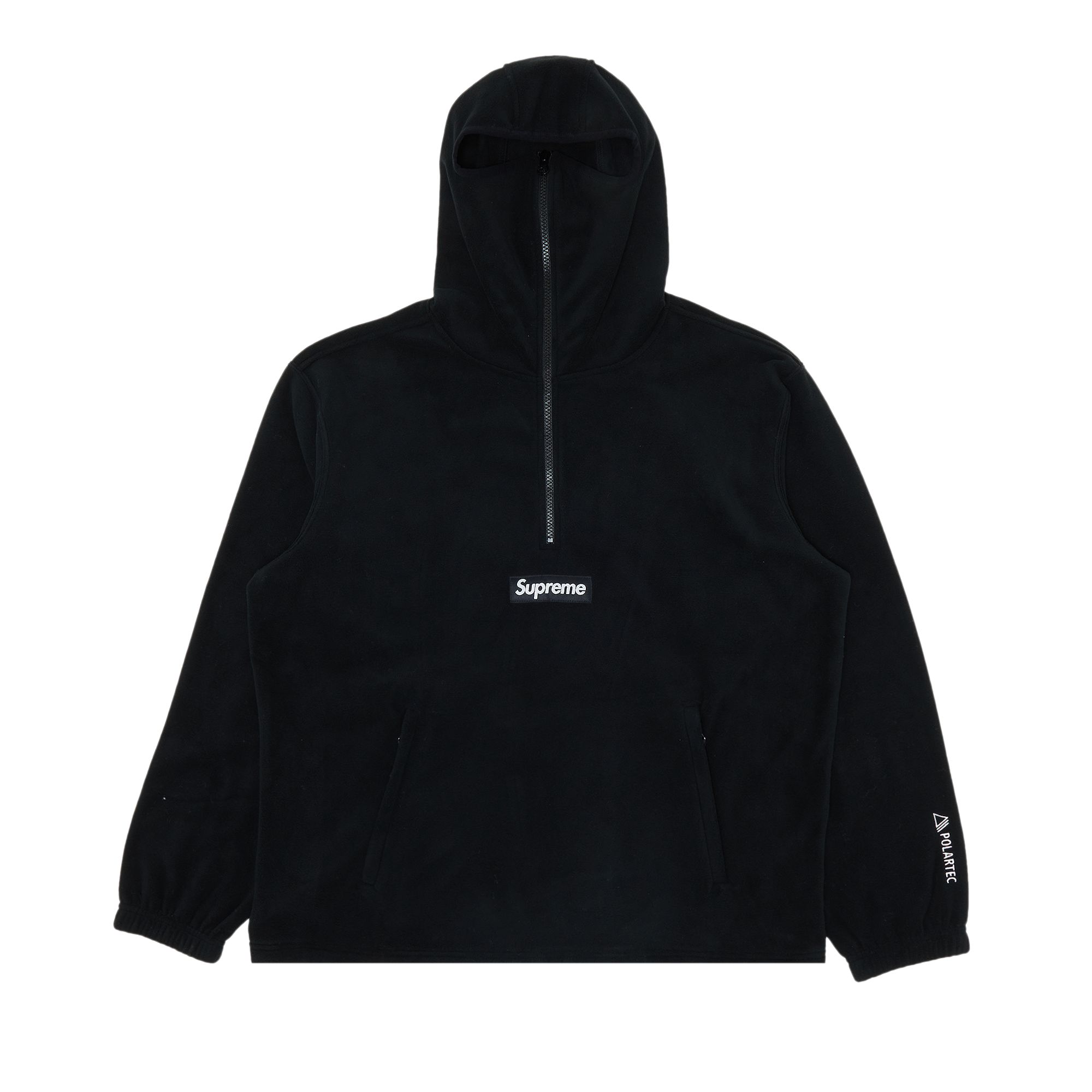 Supreme x Polartec Facemask Half Zip Pullover 'Black' | Men's Size XL