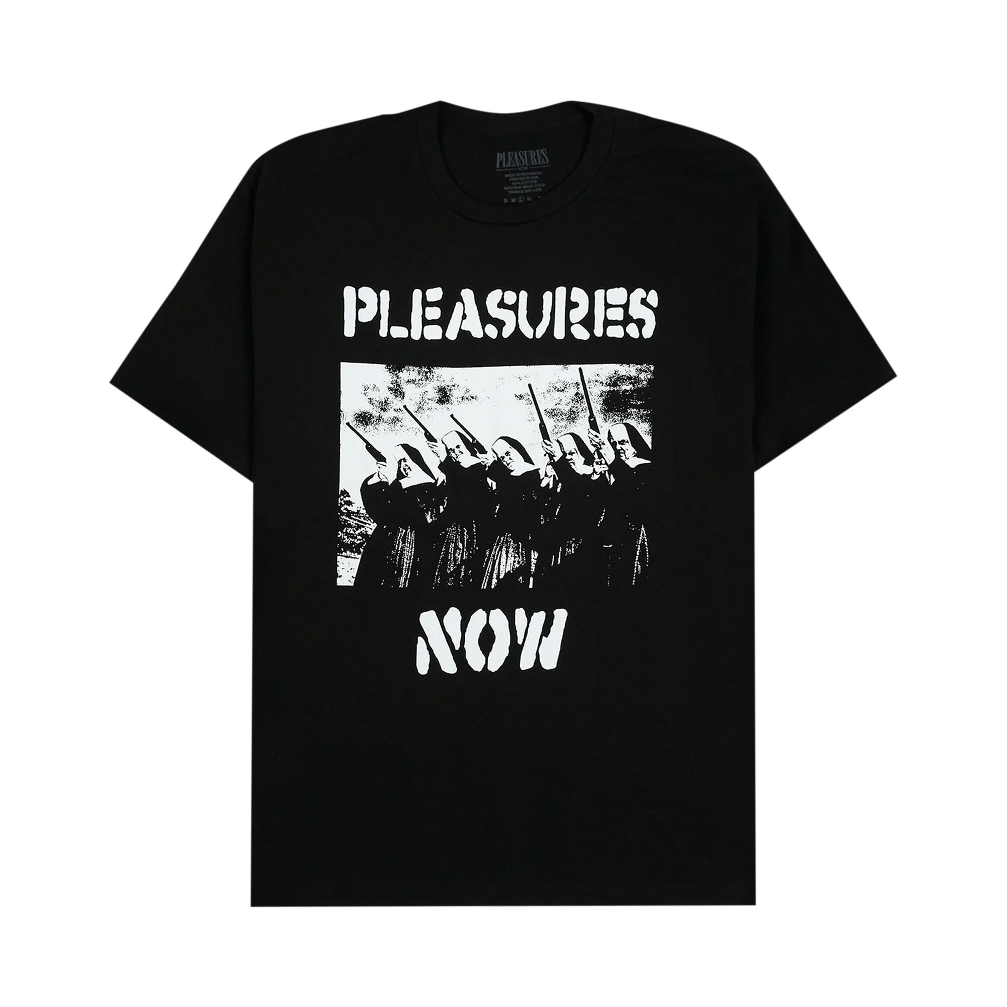 Pre-owned Pleasures Nuns T-shirt 'black'