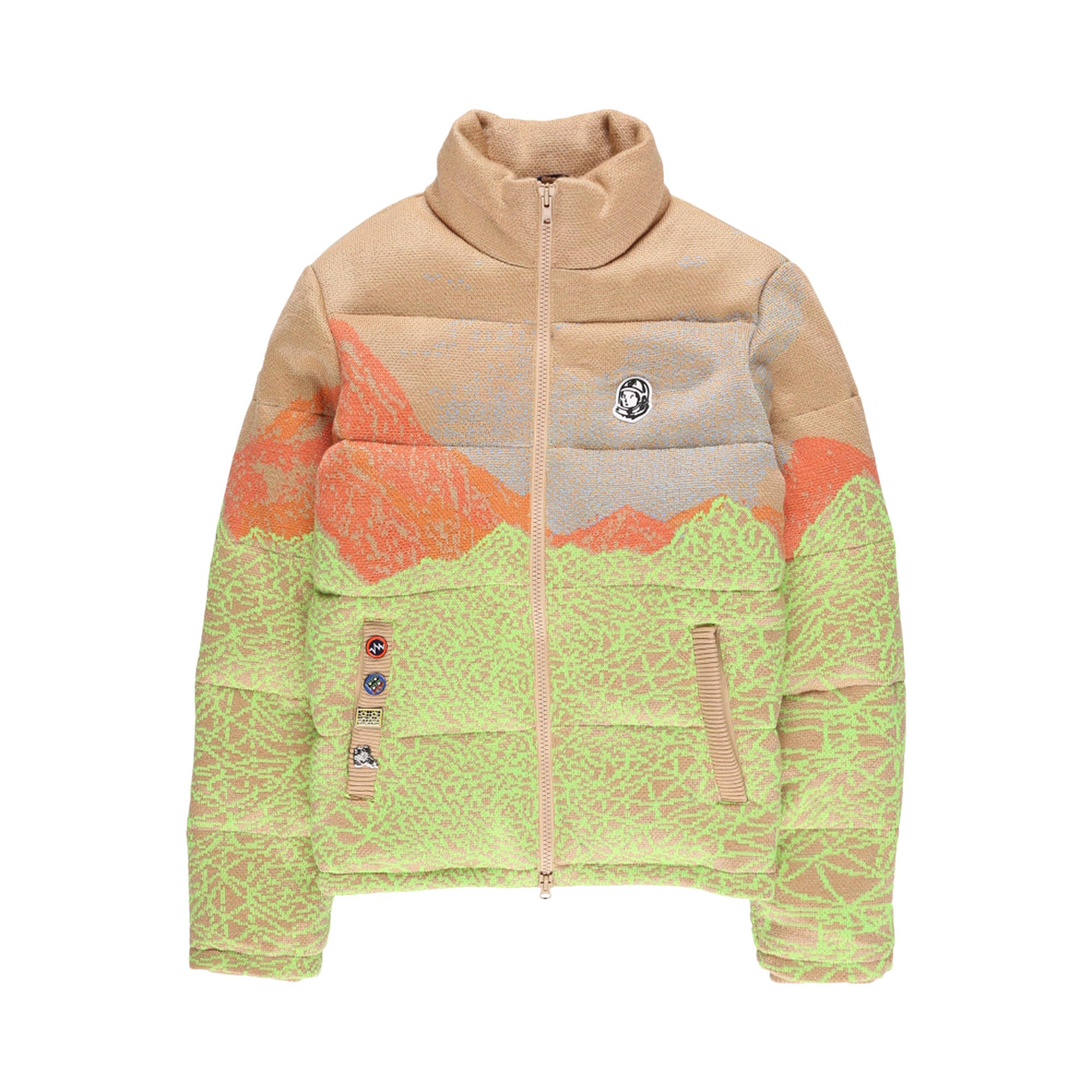 Pre-owned Billionaire Boys Club Fuzzy Jacket 'latte' In Multi-color