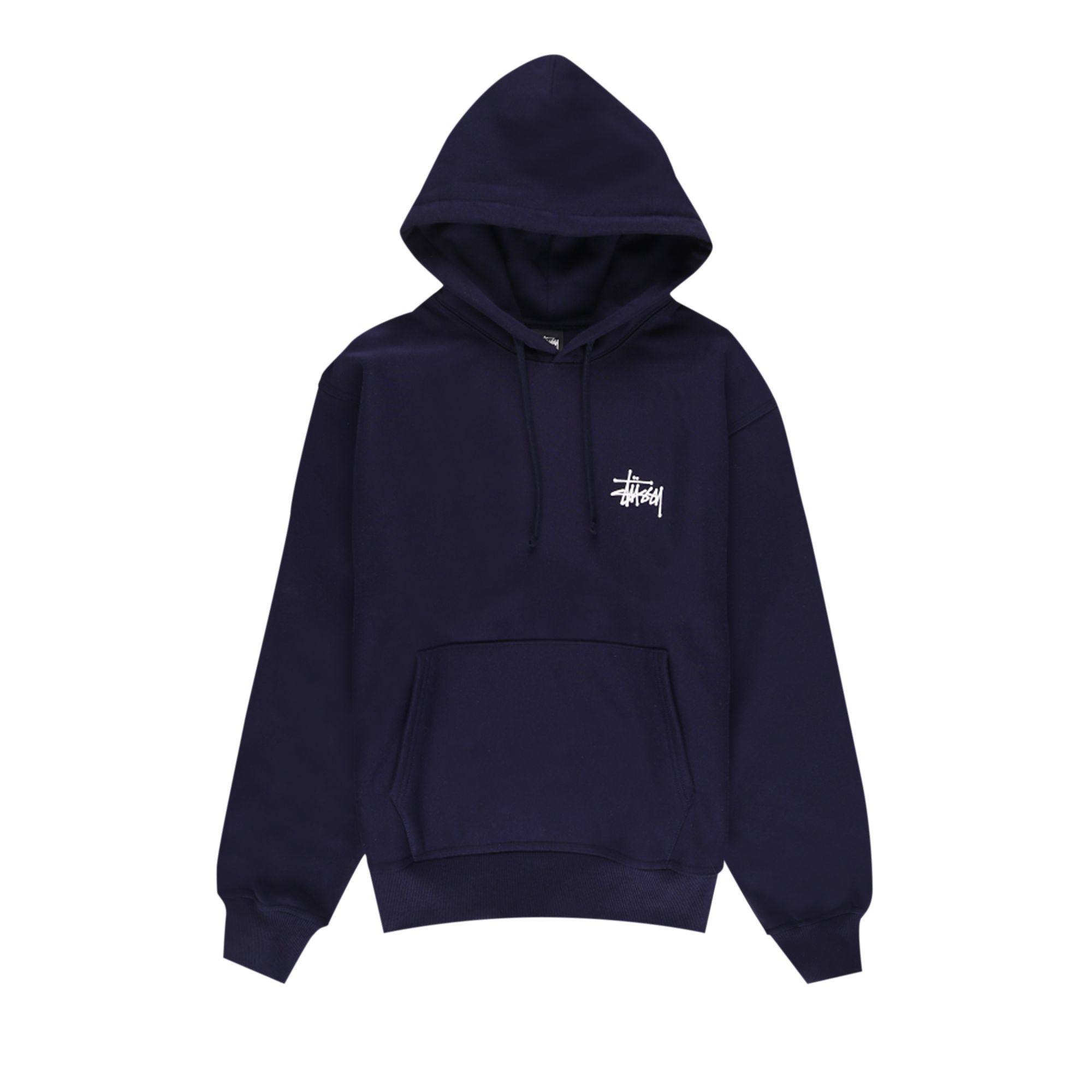 Pre-owned Stussy Basic Hood 'navy' In Blue