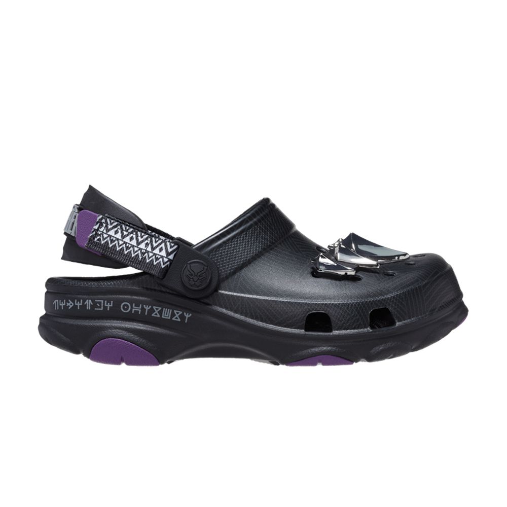 Crocs Marvel x All-Terrain Clog Kids 'Black Panther' | Kid's Size 3