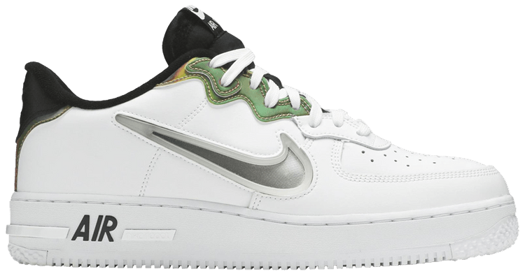 Nike Air Force 1 React White Iridescent Sample