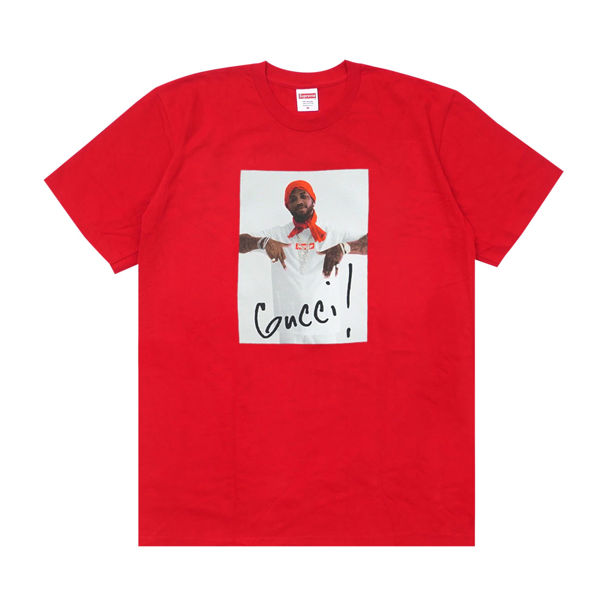 Supreme Gucci Mane Tee 'Red' | Men's Size L