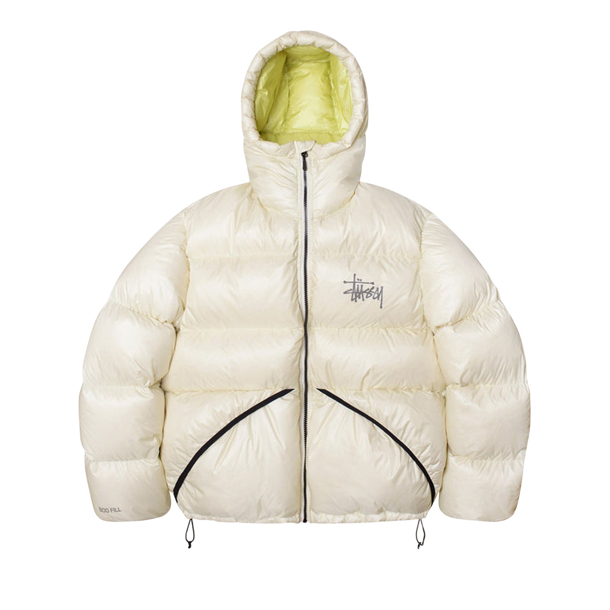 Stussy Micro Ripstop Down Parka 'Bone' | Cream | Men's Size M