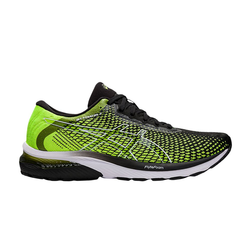 ASICS GEL STRATUS 2 KNIT 'SAFETY YELLOW BLACK'