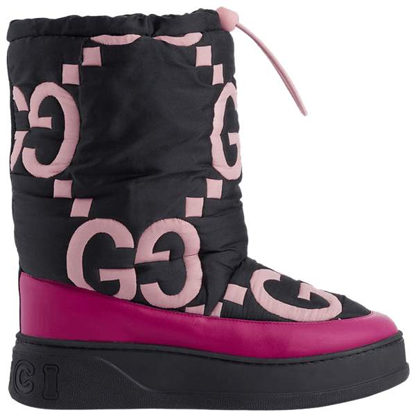 Buy Gucci Wmns Maxi GG Boot 'Black Pink Matelassé' 721085 FAAWE 1082