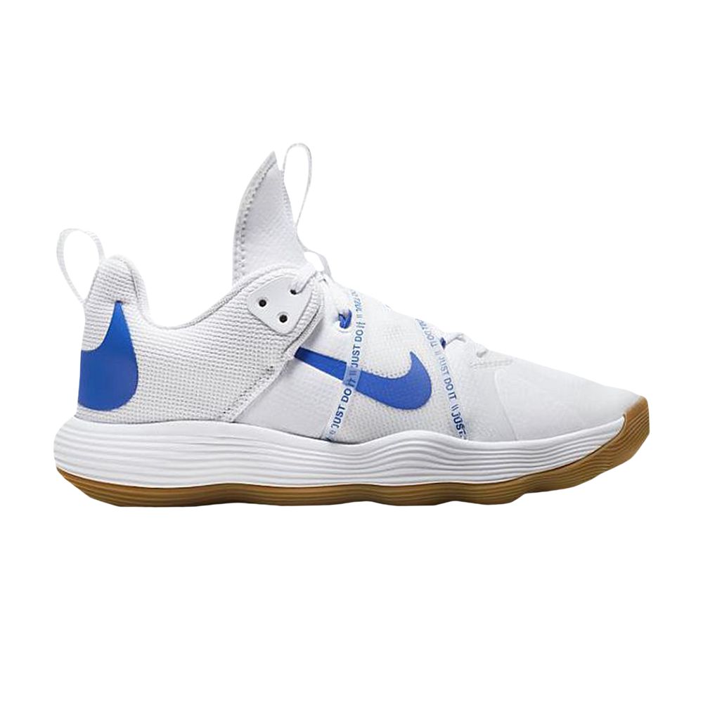 Pre-owned Nike Wmns React Hyperset 'game Royal Gum' Sample | White | Women's Size 9