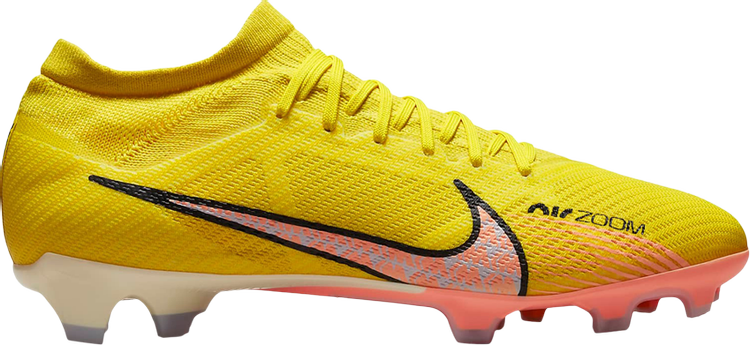 New Released Nike Air Zoom Mercurial Vapor 15 Elite FG - Yellow/Red/Pink