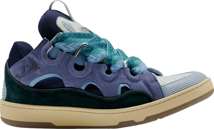Buy Lanvin Curb Sneakers 'Blue' - FM SKRK11 DRAG A2220 | GOAT