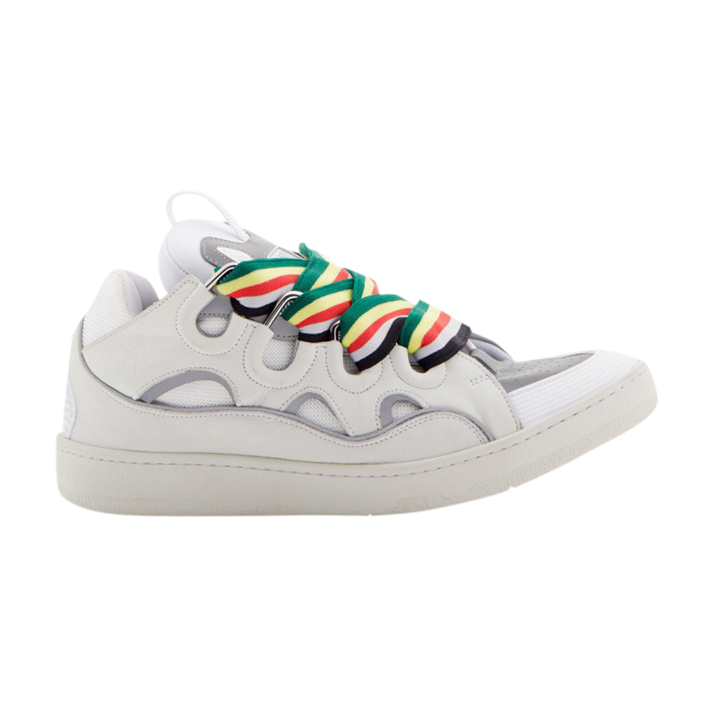 Pre-owned Lanvin Curb Sneakers 'white Multi'