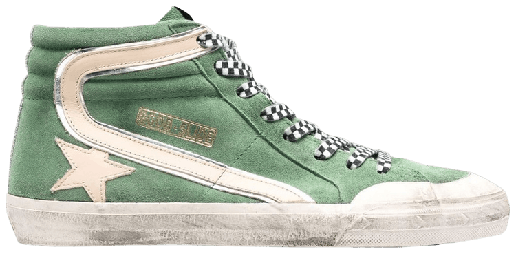 Golden Goose Slide Penstar Classic Sneaker Wood Green