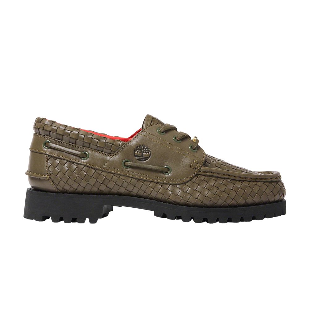 Timberland Supreme x 3-Eye Classic Lug 'Olive Woven Leather' | Green | Men's Size 7 - TB0A5Y5Q-A58