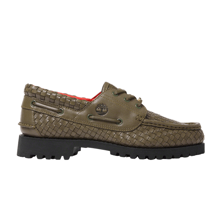 Buy Supreme x 3-Eye Classic Lug 'Olive Woven Leather' - TB0AY5Q A58 | GOAT