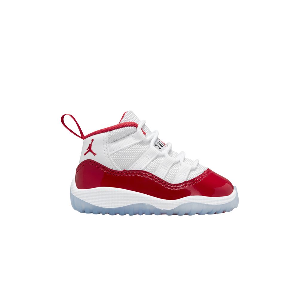 Pre-owned Air Jordan 11 Retro Td 'cherry' | White | Infant Size 9