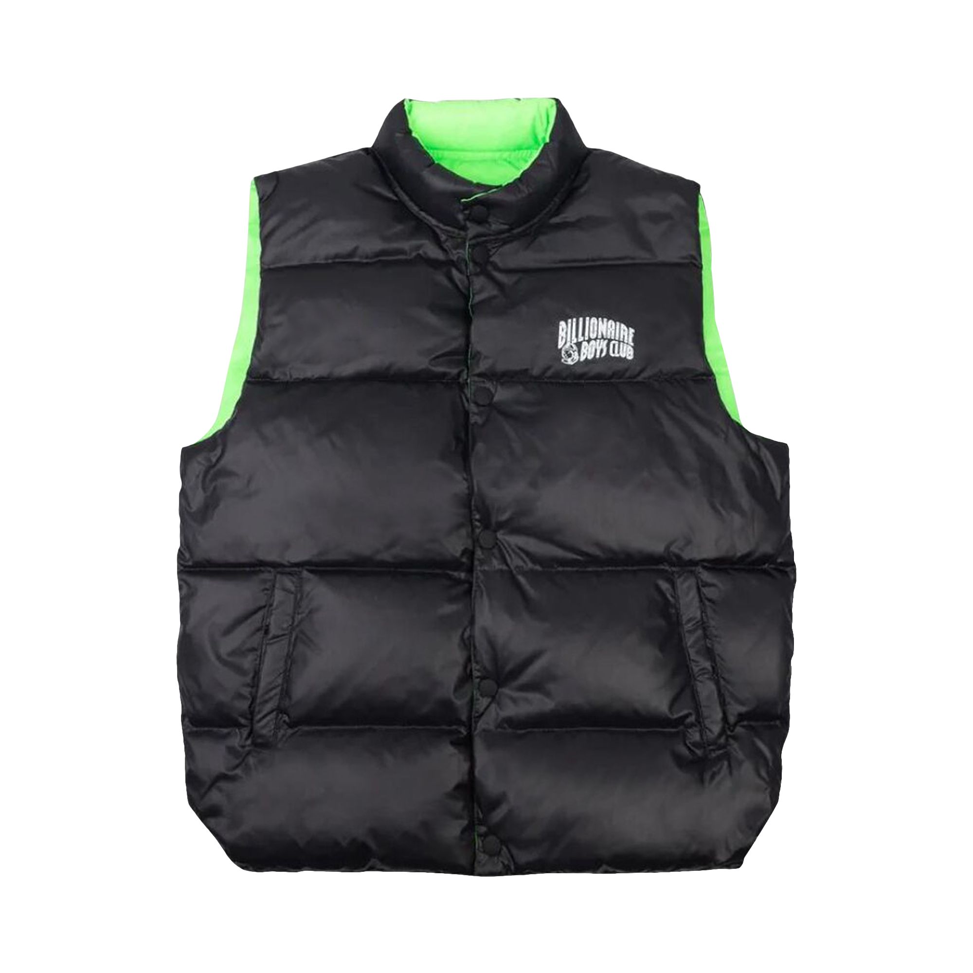 Pre-owned Billionaire Boys Club Matrix Reverisble Vest 'green Gecko' | Men's Size S