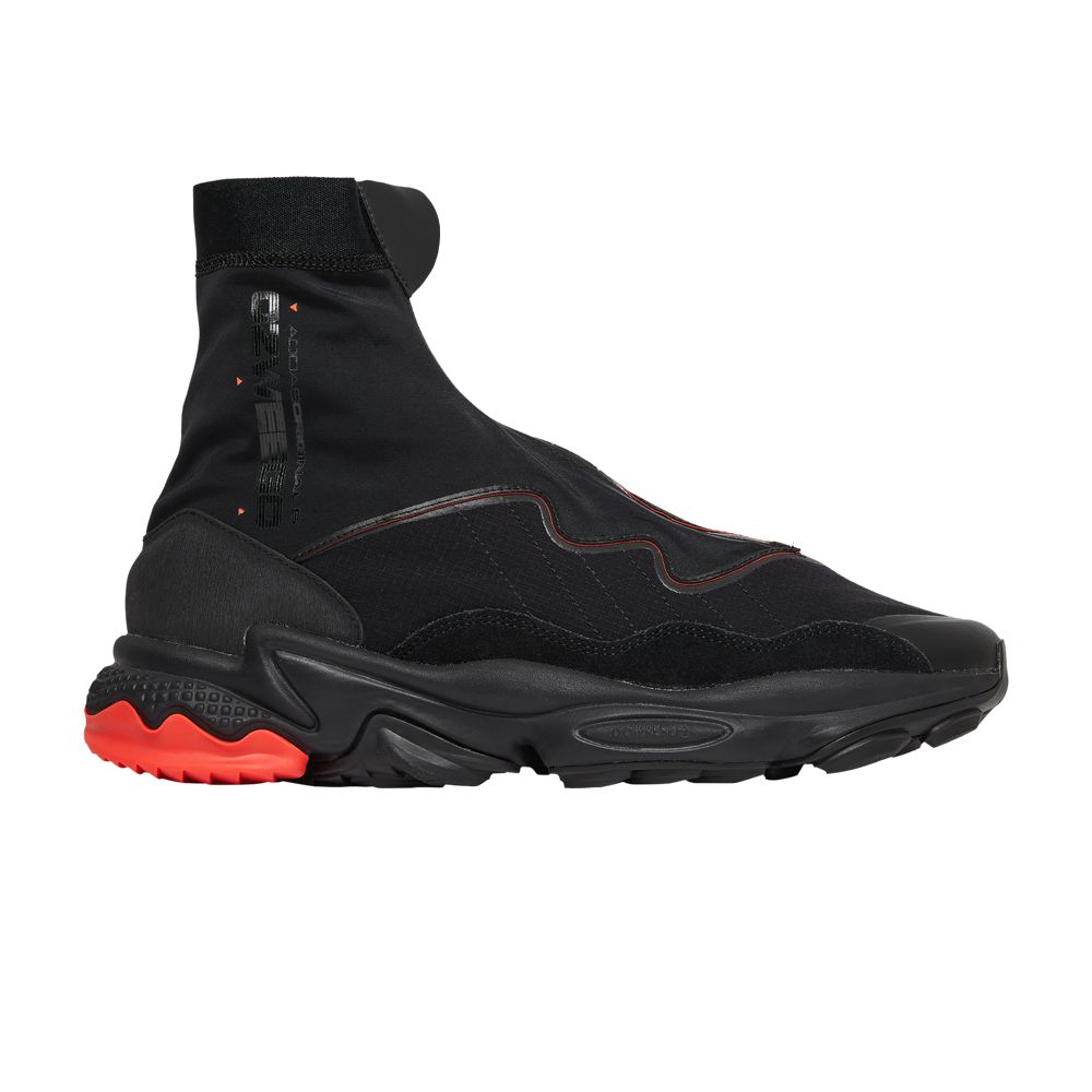 ADIDAS ORIGINALS OZWEEGO TR STLT 'BLACK SOLAR RED'