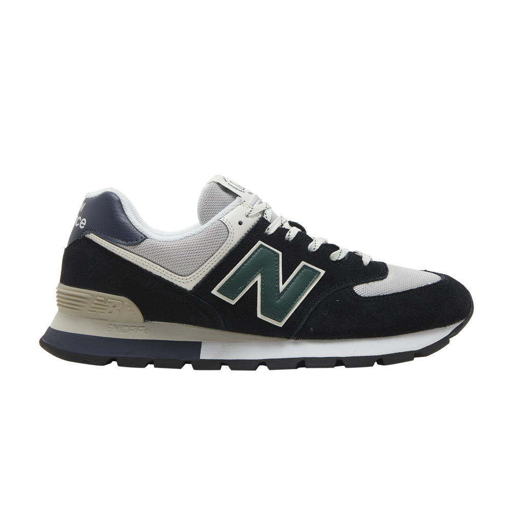 Pre-owned New Balance 574 Rugged 'black Green'