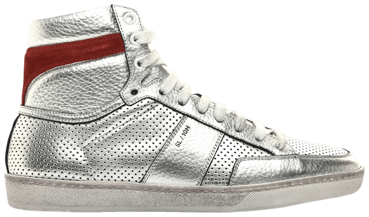 Saint Laurent SL 10 High Silver