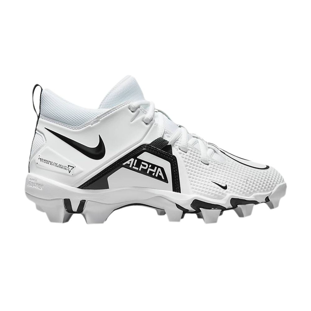 Pre-owned Nike Alpha Menace 3 Shark Gs 'white Black' | Kid's Size 5