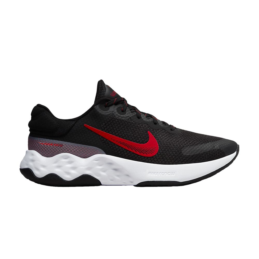 NIKE RENEW RIDE 3 'BLACK UNIVERSITY RED'