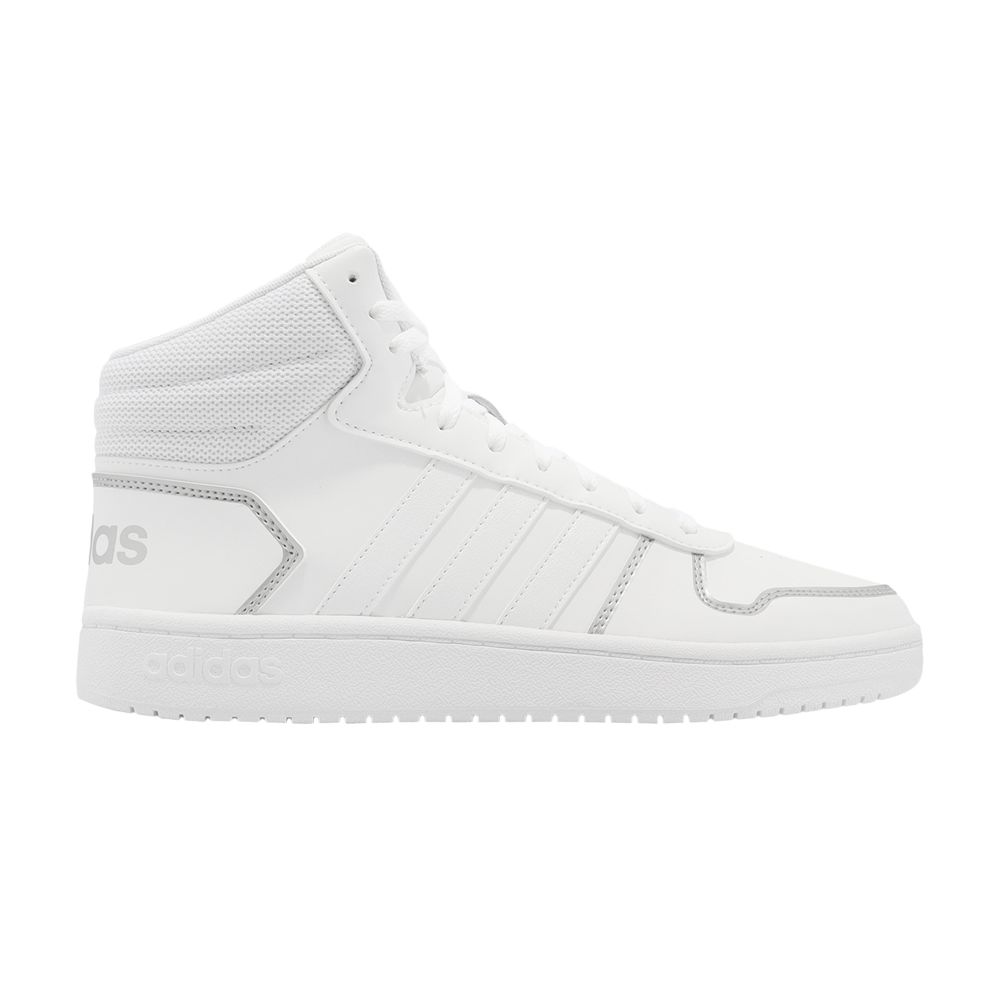 adidas Wmns Hoops 2.0 Mid 'White Silver Metallic' | Women's Size 9