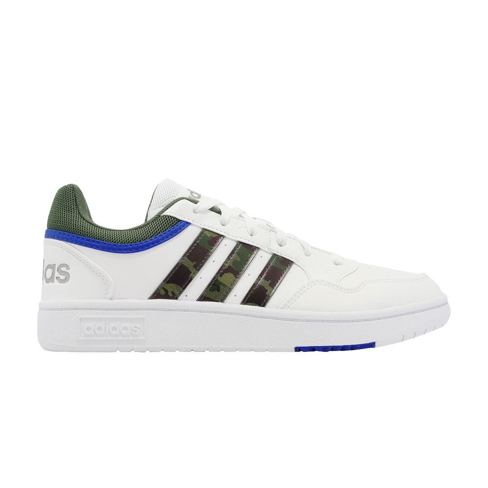 ADIDAS ORIGINALS HOOPS 3.0 LOW 'WHITE GREEN OXIDE CAMO'