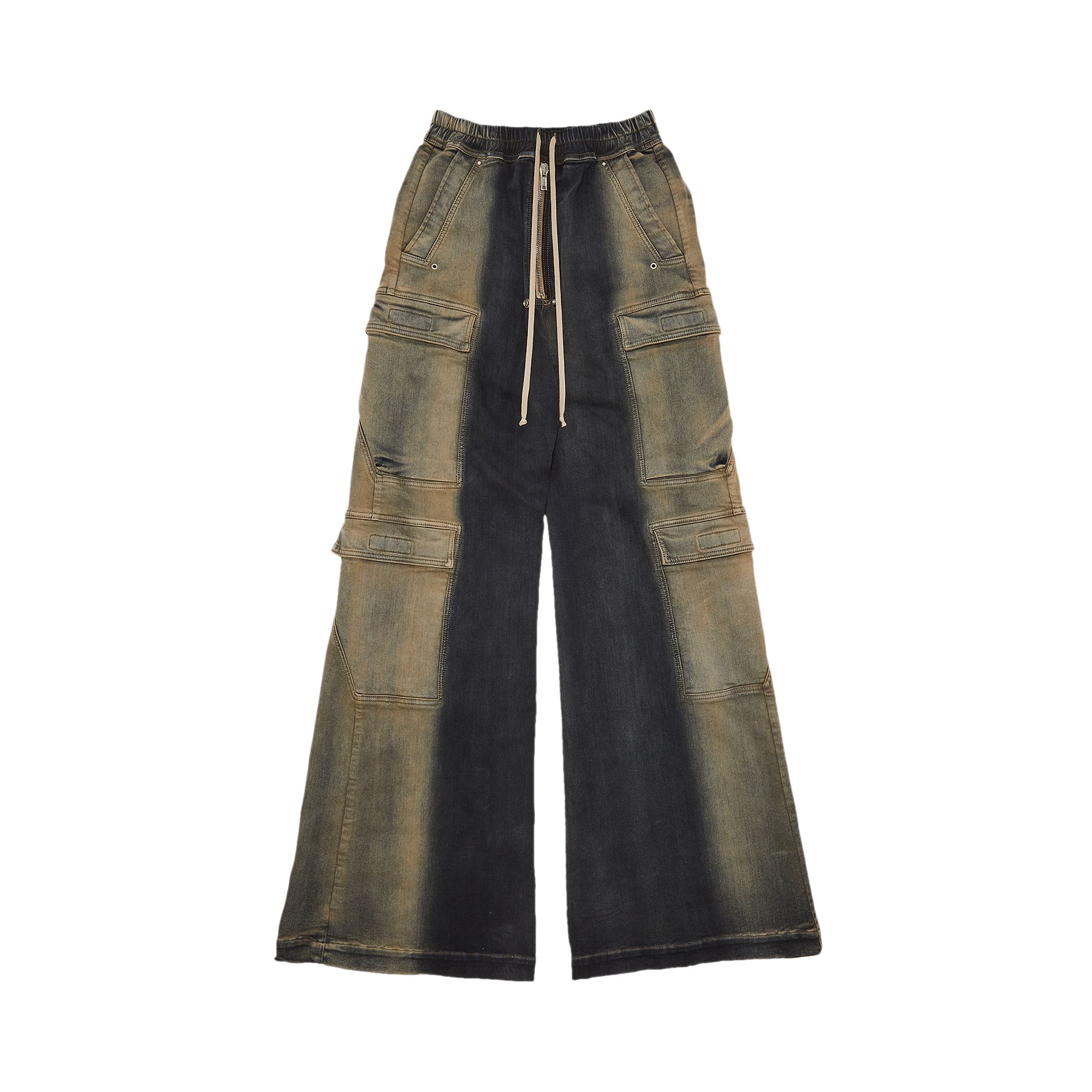 Rick Owens Jumbo Denim Double Cargo 'Mineral Pearl Degrade' | Blue | Men's Size 48
