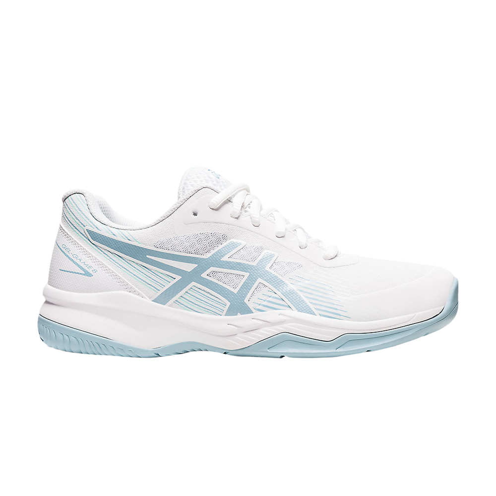 Pre-owned Asics Wmns Gel Game 8 'white Smoke Blue'
