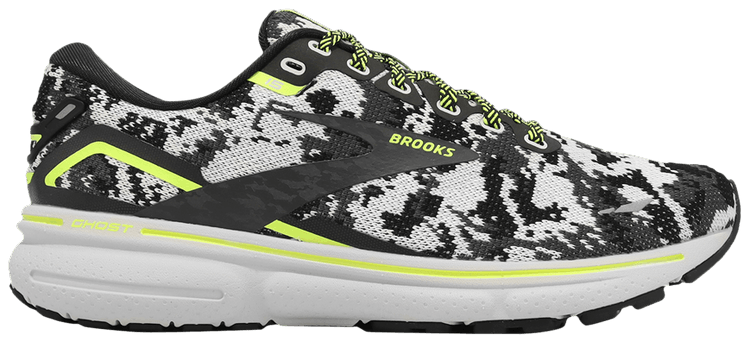 Brooks Wmns Ghost 15 Black Ebony Nightlife