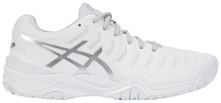 Asics Wmns Gel Resolution 7 White Silver