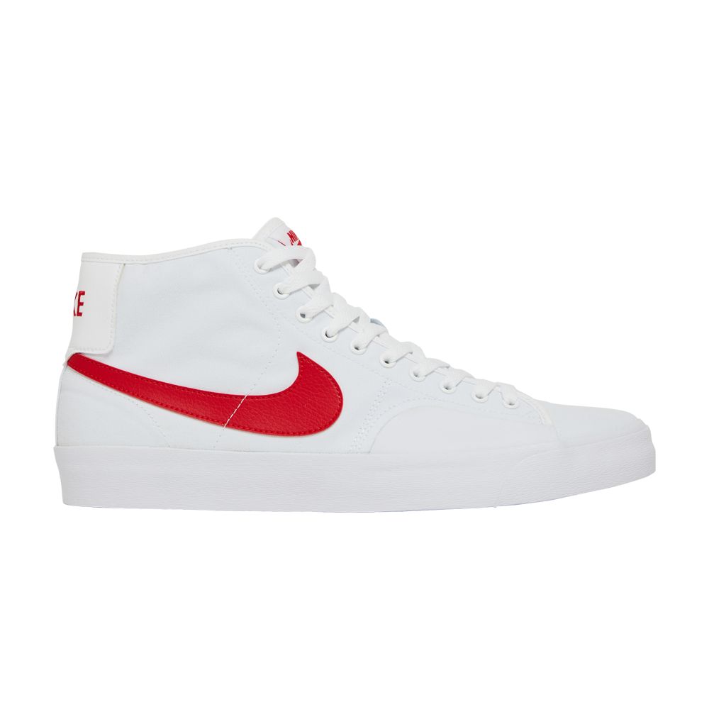 Nike Blazer Court Mid SB 'White University Red' | Men's Size 10.5