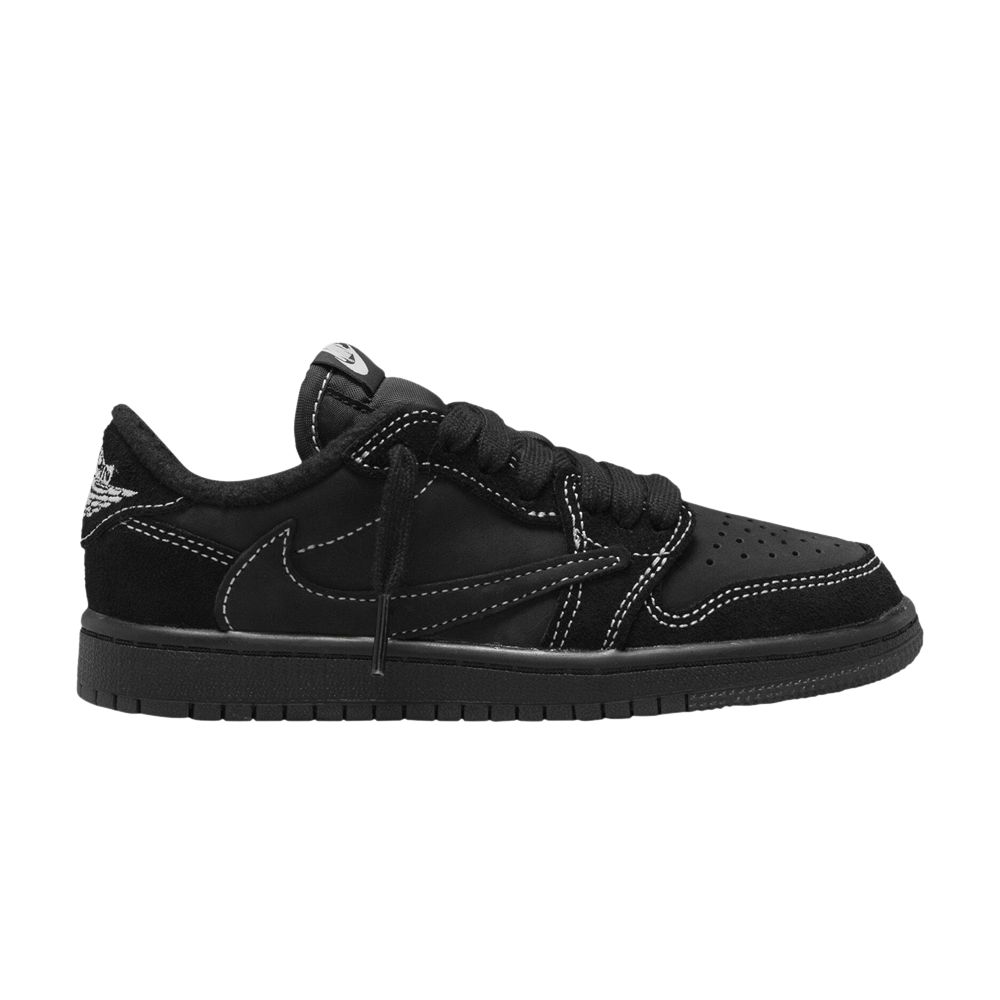 Travis Scott x Air Jordan 1 Retro Low OG SP PS 'Black Phantom' | Kid's Size 13.5