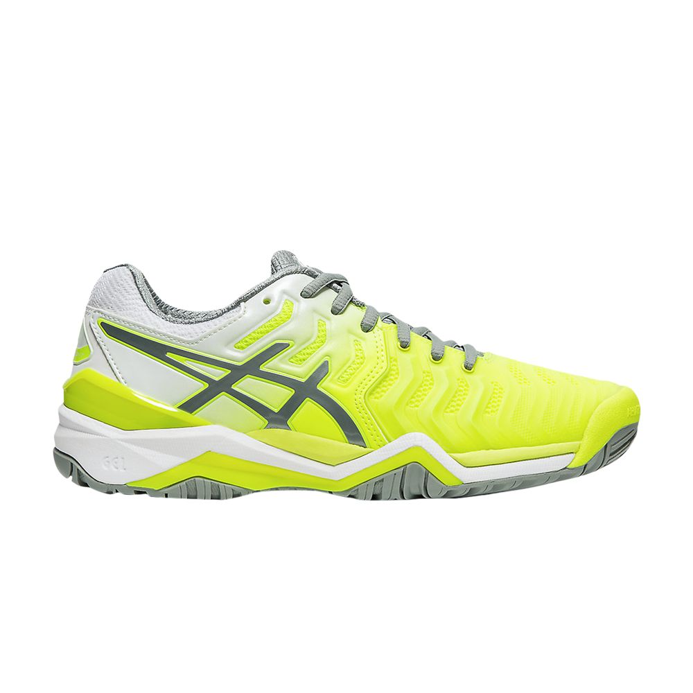 Wmns Gel Resolution 7 'Safety Yellow Stone Grey' - E751Y-750