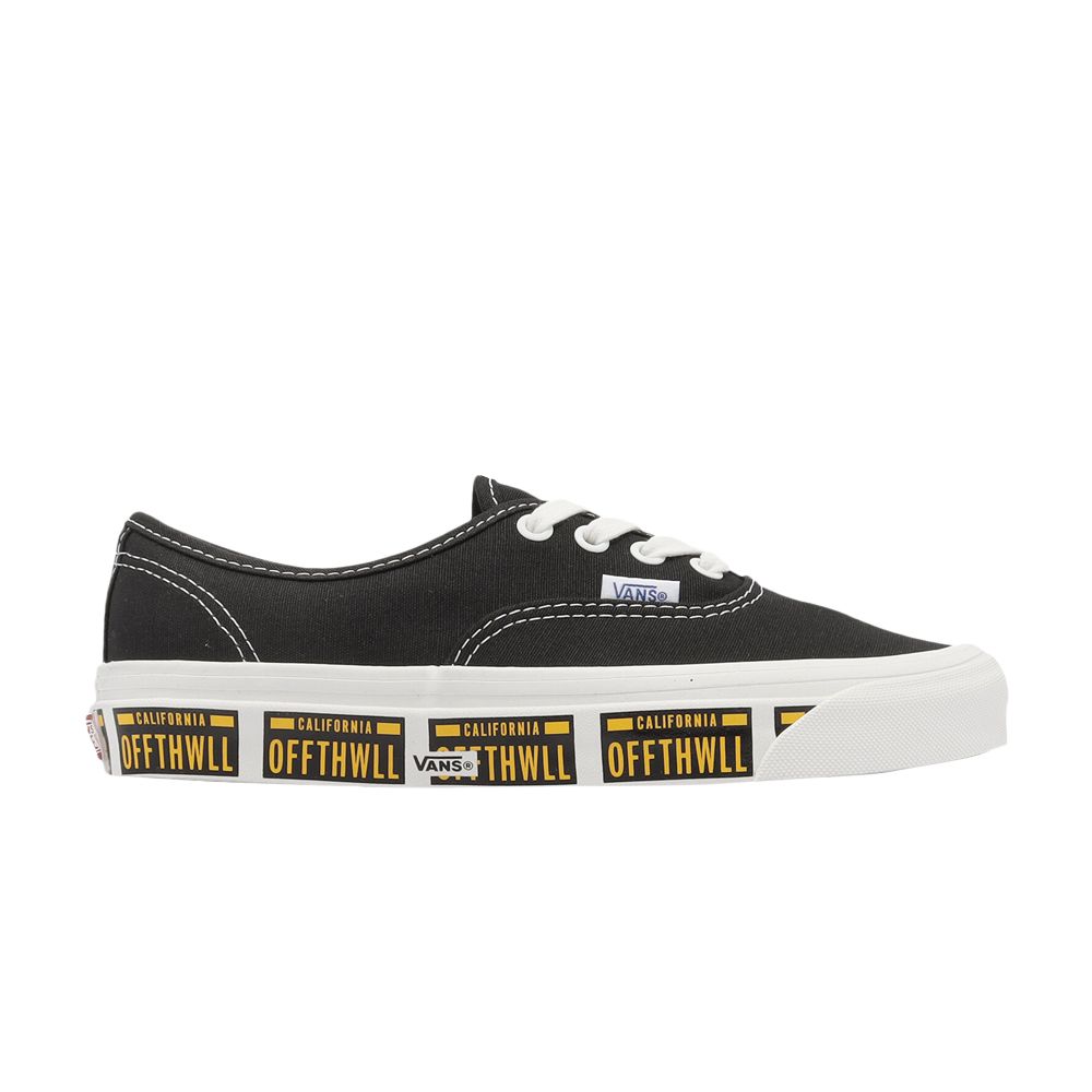 Vans Authentic 44 DX 'Anaheim Factory - Vanity Plate Black' | Men's Size 5