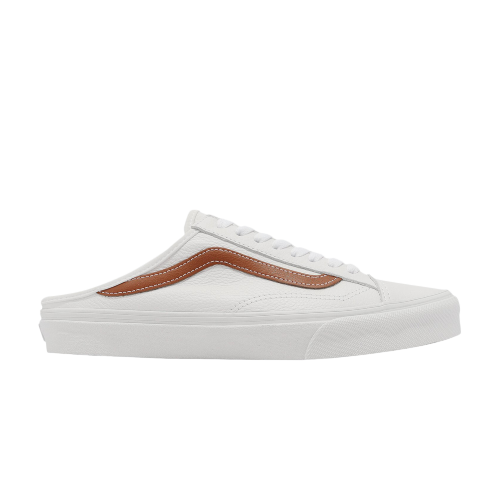 Pre-owned Vans Style 36 Mule 'white Bombay Brown'