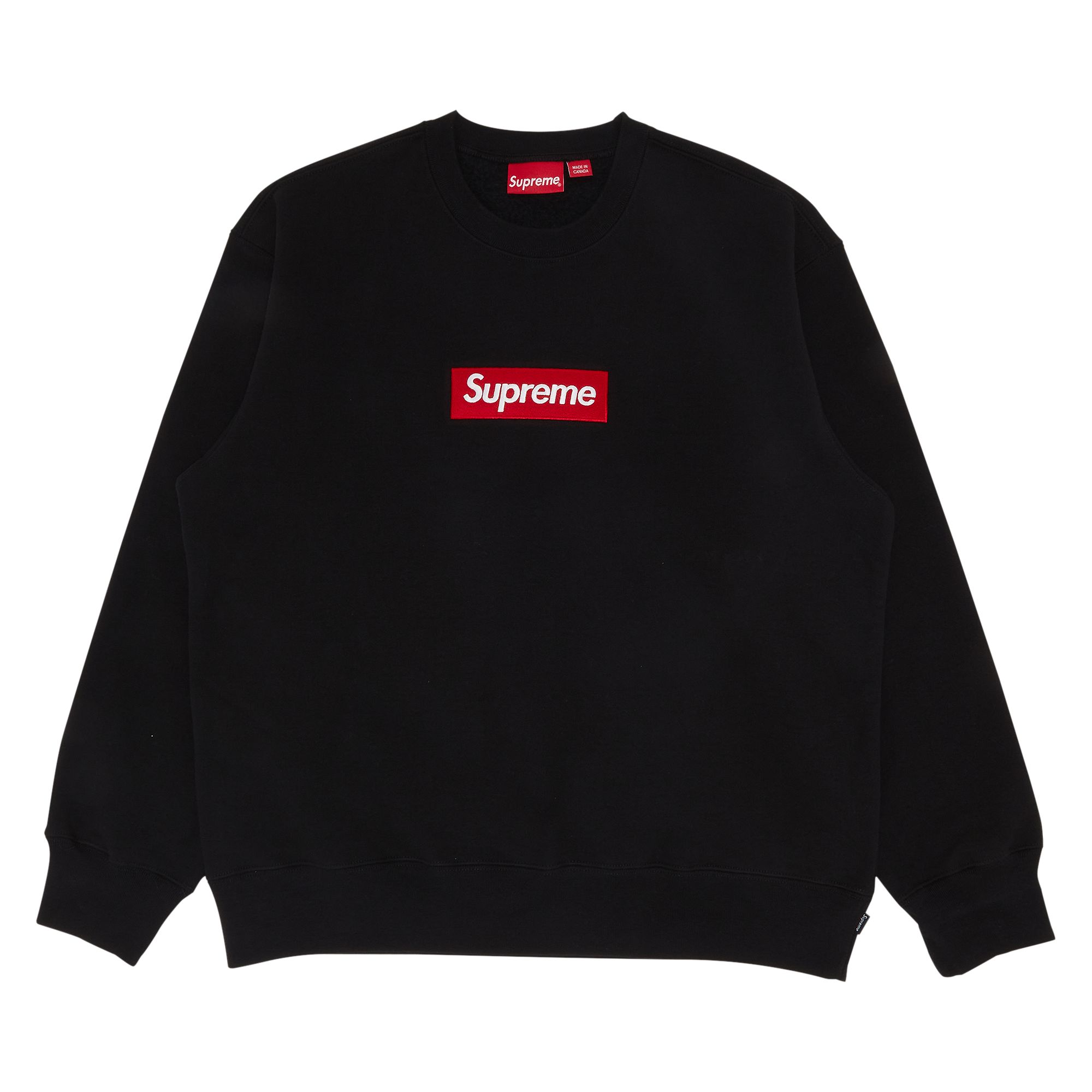 SUPREME SUPREME BOX LOGO CREWNECK 'BLACK'