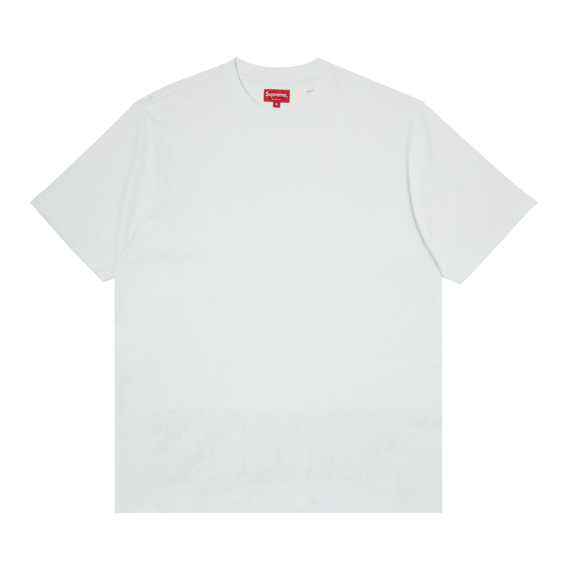 Pre-owned Supreme Contrast Appliqué Short-sleeve Top 'white'