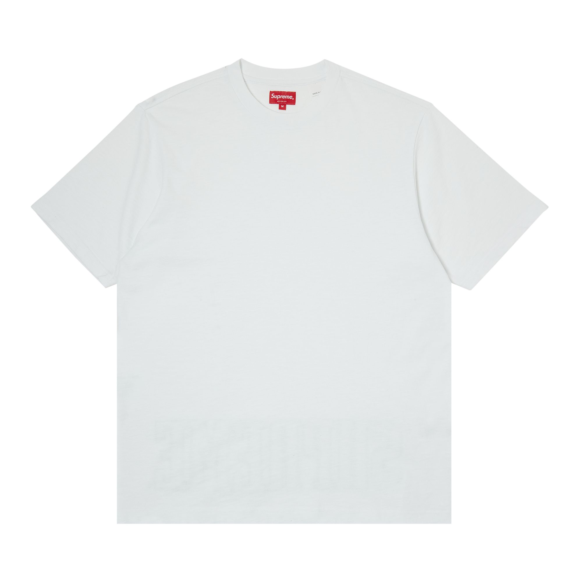Supreme Contrast Appliqué Short-Sleeve Top 'White' | Men's Size XL