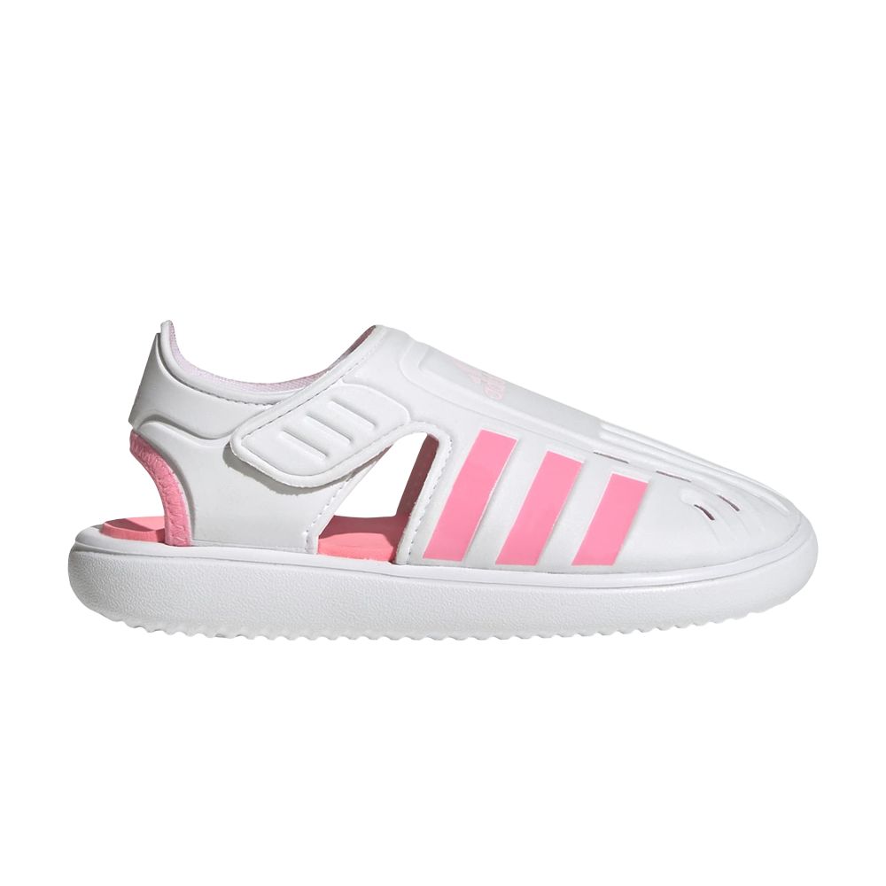 Pre-owned Adidas Originals Adidas Summer Closed Toe Water Sandal J 'white Beam Pink' | Kid's Size 1.5
